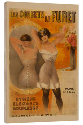 Puutaulu Les Corsets le Furet