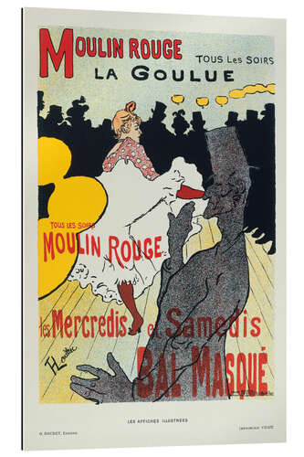 Gallery print 'La Goulue' at the Moulin Rouge, 1898