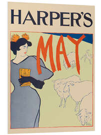 Foam board print Harper's May