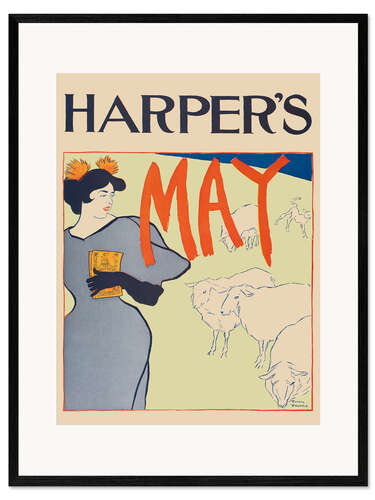 Impresión de arte enmarcada Harper's May