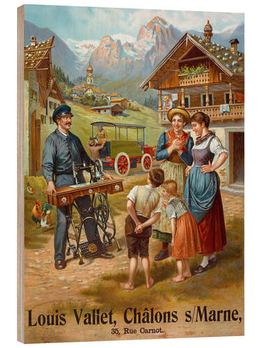 Holzbild Louis Vallet, Châlons s/Marne, 1905