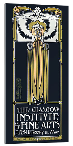 Stampa su plexi-alluminio The Glasgow Institute of the Fine Arts, 1895