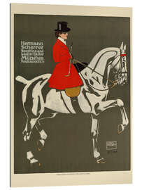 Quadro em plexi-alumínio Hermann Scherer, 1910