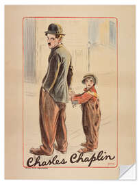 Wall sticker Charlie Chaplin - Le Kid, 1921