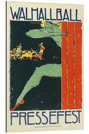 Magnettafel Walhallball Pressefest, 1915