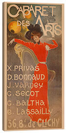 Quadro em tela Cabaret des Arts - Vintage Advertising Collection