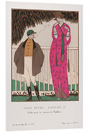 Print på skumplade Vous Dites... Cancan II, 1913