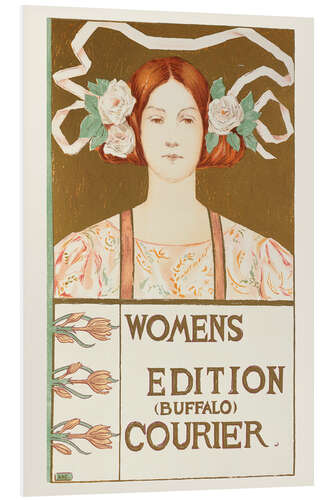 Foam board print Women's Edition Courier, 1895