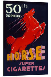 Magnettafel Horse Super Cigarettes, 1935