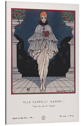 Aluminium print Elle s'appelle Manon, 1914