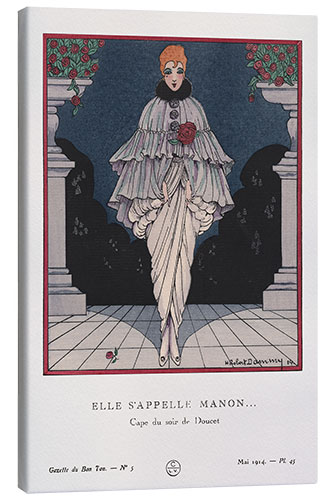 Tableau sur toile Elle s'appelle Manon, 1914