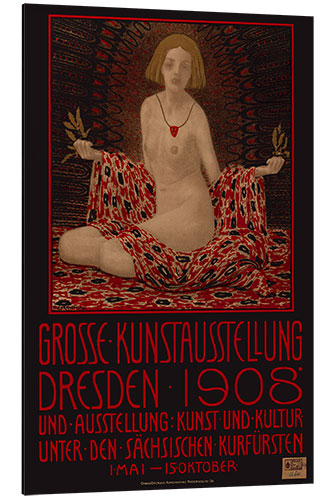 Alubild Große Kunstausstellung Dresden, 1908