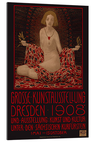 Gallery Print Große Kunstausstellung Dresden, 1908