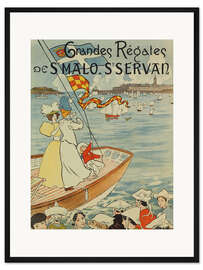 Gerahmter Kunstdruck Grandes Regates de St. Malo - St. Servan
