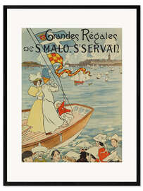 Kehystetty taidepainatus Grandes Regates de St. Malo - St. Servan