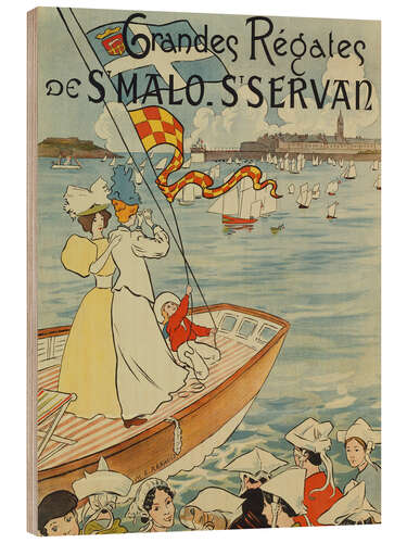 Puutaulu Grandes Regates de St. Malo - St. Servan