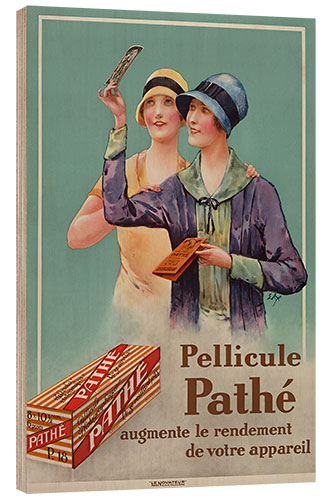 Wood print Pellicule Pathé