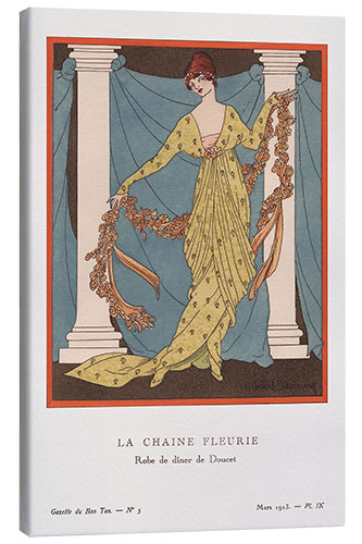 Canvastavla La chaine fleurie, 1913