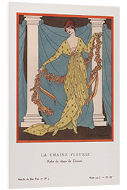 PVC-tavla La chaine fleurie, 1913