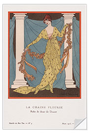 Vinilo para la pared La chaine fleurie, 1913