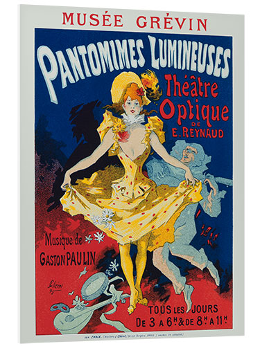 PVC-tavla Pantomimes Lumineuses, 1892