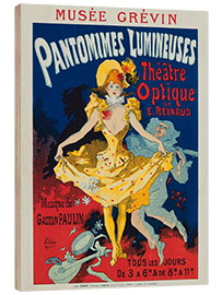 Holzbild Pantomimes Lumineuses, 1892