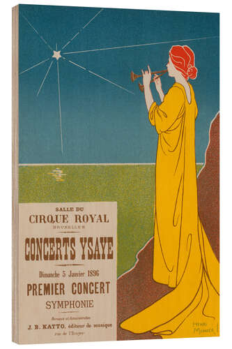 Puutaulu Concerts Ysaye, 1896