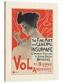 Wood print The Fine Art and General Insurance, 1896