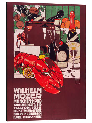 Gallery print Wilhelm Mozer Delicatessen and Wines, 1909