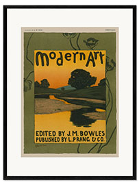 Impressão artística com moldura Modern Art, 1894