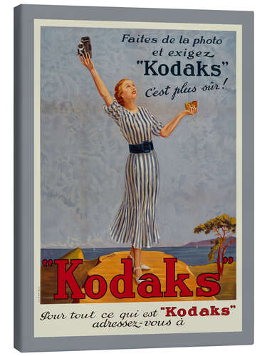 Tableau sur toile Kodaks, 1937