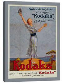 Tableau sur toile Kodaks, 1937 - Vintage Advertising Collection