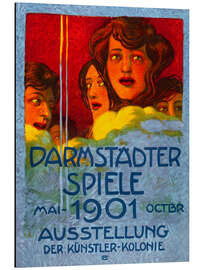 Magnettafel Darmstädter Spiele, Austellung 1901
