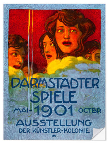 Vinilo para la pared Darmstadt Games Exhibition 1901