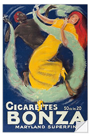 Selvklæbende plakat Cigarettes Bonza Maryland