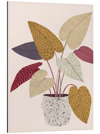 Tableau en aluminium Maranta