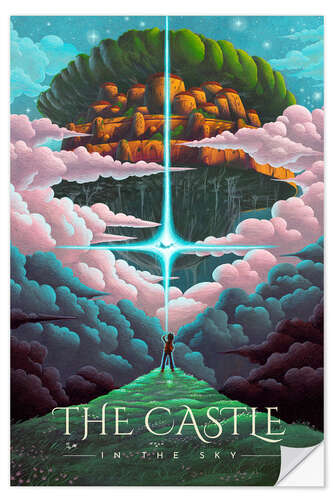 Vinilo para la pared The Golden Castle in The Sky