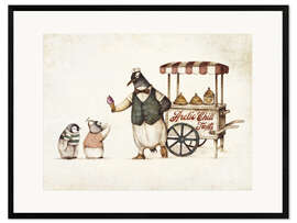 Gerahmter Kunstdruck Arctic Chill Treats Ice-cream I