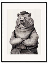 Gerahmter Kunstdruck Sailorbear II