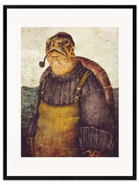 Kehystetty taidepainatus Lightkeeper I