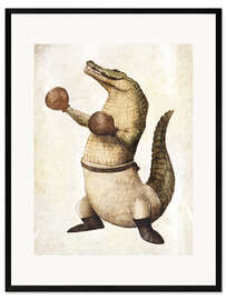 Kehystetty taidepainatus Punching Predator I