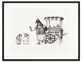 Gerahmter Kunstdruck Arctic Chill Treats Ice-cream II