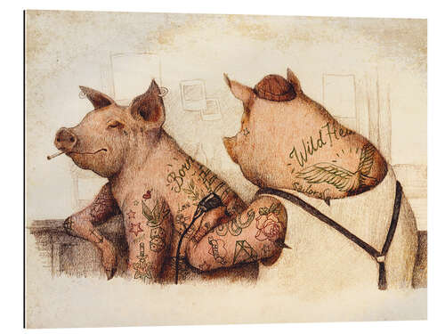 Gallery Print Ink und Oink I