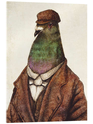 Akrylglastavla Pigeon of Yesteryears I