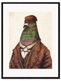 Impressão artística com moldura Pigeon of Yesteryears I
