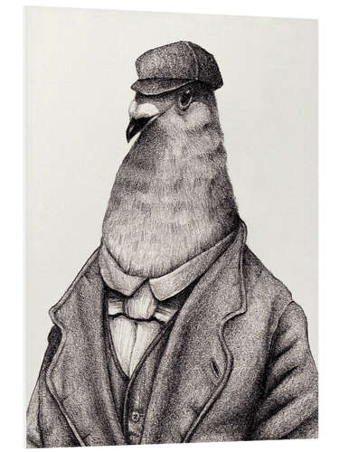 Foam board print Pigeon of Yesteryears II