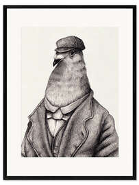 Impresión de arte enmarcada Pigeon of Yesteryears II
