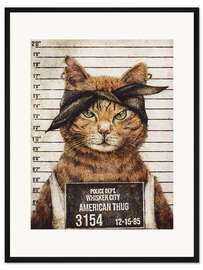 Gerahmter Kunstdruck American Thug