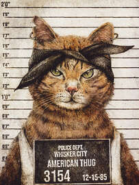 Magnettafel American Thug