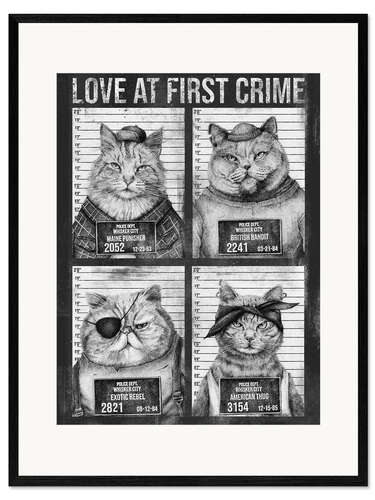 Framed art print Love At First Crime II
